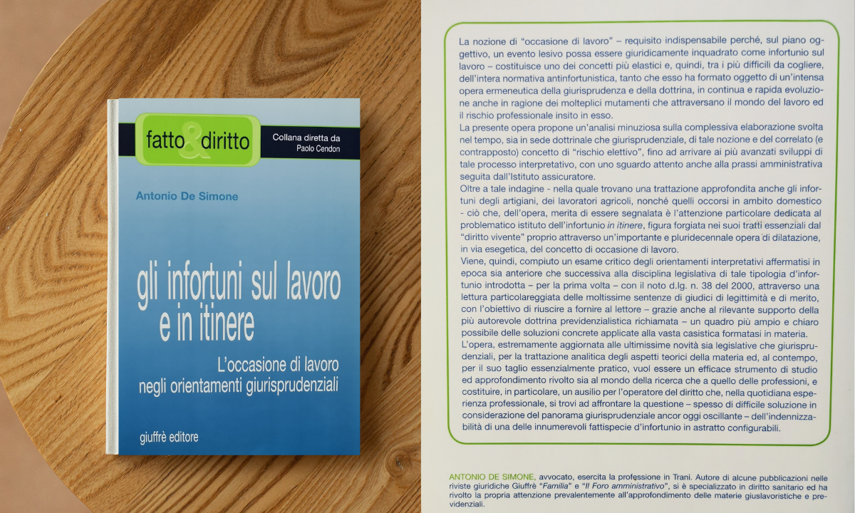 Gli Infortuni sul lavoro e in itinere